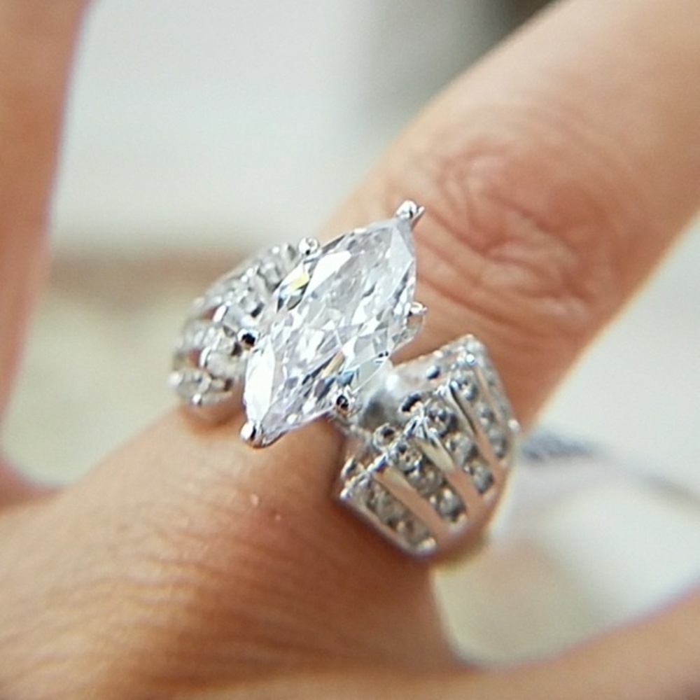 New 3ct Marquise Engagement Ring size 6 and 8